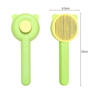 Cat Grooming Comb Pet Hair Care Comb Automatic Button Cat Comb