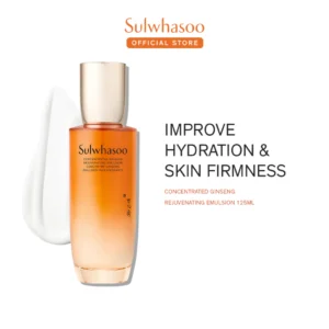 Sulwhasoo Concentrated Ginseng Rejuvenating Emulsion 125ML- Skincare, Facial Care, Moisturizer, Facial Moisturizer, Soothing Cream,