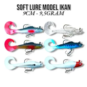 SOFT LURE FISH MODEL SIZE 9CM WEIGHT 9.5GRM TOY BAIT / KESTING BAIT