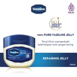 Vaseline Repairing Petroleum Jelly Original Dry Skin 100% Pure 100ml