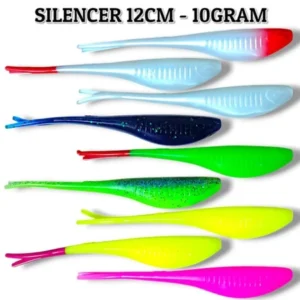 ONE PCS SILENCER 12CM WEIGHT 10GRM KESTING BAIT FOR TOMAN AND OTHERS