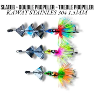 SLATER _SELATER DOUBLE PROPELLERS _TREBLE PROPELLERS UMPAN KESTING