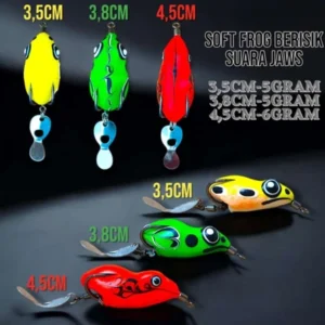 SOFT FROG LURE FISHING ATION NOISY SOUND JAWES SIZE 4.5CM 3.8CM SAME 3.5CM UMBAIT KESTING