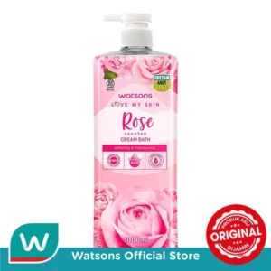 Watsons Rose Scented Cream Bath 1000ml