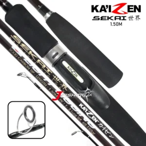 Joran KAIZEN SEKAI 150 165 180 | PE 1-3 | Jigging | Solid Tip | 2 Section