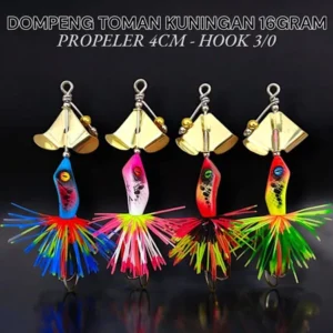 DOMPENG ZAL LURE BELL MODEL WEIGHT 16GRM FOR TOMAN AND SNAPBUS FISH, KESTING BAIT