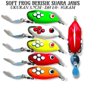 SOFT FROG NOISY JAWES SOUND SIZE 3.7CM WEIGHT 5GRM KESTING BAIT
