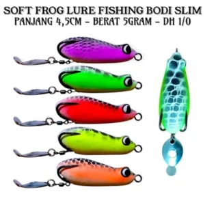 SOFT FROG LURE FISING SOUND CONTAINING SILIM BODY 4.5CM LENGTH WEIGHT 5GRM UMBAIT KESTING