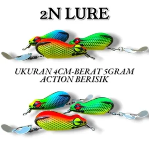 SOFT FROG 2N LURE JAWES FLAVOR SIZE 4CM 4.3CM WEIGHT 5GRM AND 6GRM KESTING BAIT