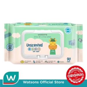 Watsons Unscented Baby Soft Wipes 90'S