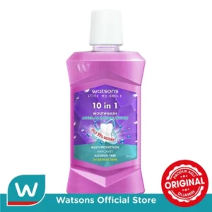 Watsons 10 in 1 Mouthwash Purple 500ml