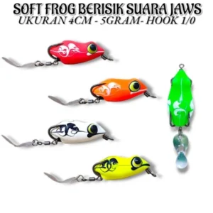 SOFT FROG LURE FISHING JAWES FLAVOR SIZE 4CM WEIGHT 5GRM KESTING BAIT
