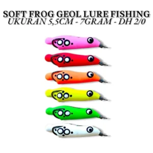 SOFT FROG LURE FISHING UKURAN 5,5CM BERAT 7CM UMPAN KESTING