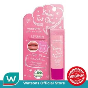 Watsons Baby Tint Glow Coral Rose Lip Balm SPF15 3.9g