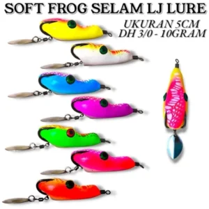 SOFT FRONG LJ LURE DIVING MODEL/SINKING SIZE 5CM WEIGHT 10GRM KESTER LURES