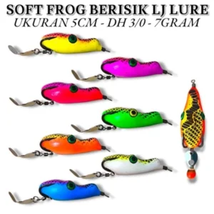 SOFT FRONG LJ LURE SIZE 5CM WEIGHT 7GRM HOOK 3/0 UMBAN KESTING