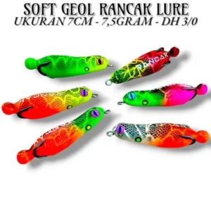 SOFT FRONG RANCAK LURE GEOL MODEL SIZE 7CM WEIGHT 7.5GRM KESTING BAIT