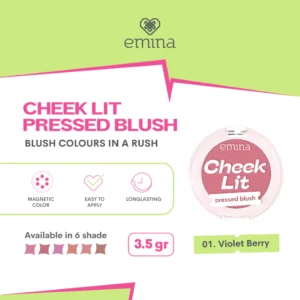 Cheeklit Pressed Blush Marshmallow Lady, 3.5 gr