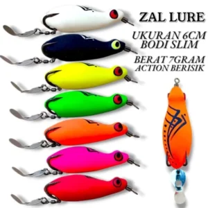 SOFT FRONG ZAL LURE JAWES FLAVOR SIZE 6CM WEIGHT 7GRM KESTING BAIT