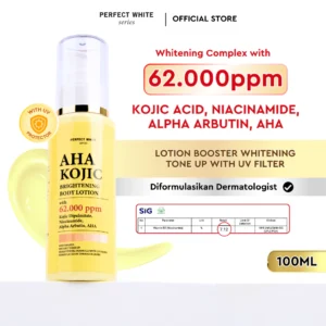 [100ml] PERFECT WHITE AHA Kojic Brightening Body Lotion UV Filter Tone Up | Whitening Booster