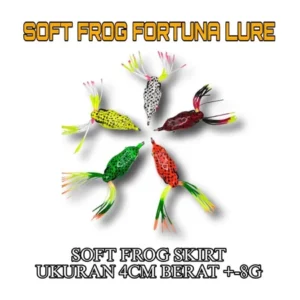 SOFT FRONG SKRIT FORTUNA LURE SIZE 4CM WEIGHT 8GRM UMBAIT KESTING