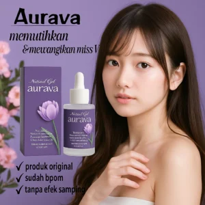 AURAVA NATURAL GELL Mis V Whitening Groin And Armpit The Most Effective BPOM 100% ORIGINAL Whitening Groin And Miss V Black