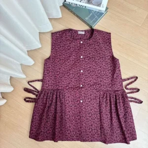 Delova Wardrobe - ELORA VEST Emboss Jaquart Modern