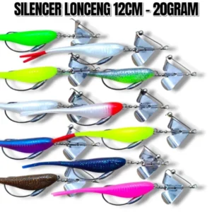 BELL-MODEL SLENCER SIZE 12CM WEIGHT 20GRM KESTING BAIT FOR TOMAN AND GABUS