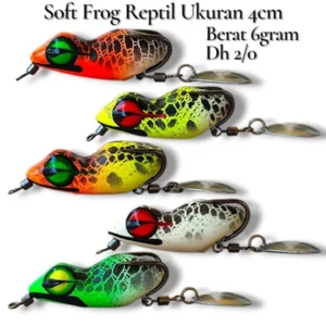 SoFR Frong Reptile Size 4cm Weight 6gm Hook 2/0 Kesting Bait