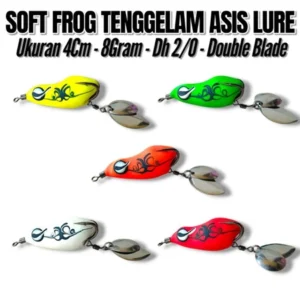 SOFT FORG ASIS LURE SINKING MODEL SIZE 4CM WEIGHT 8GRM HOOK 2/0 UMBAN KESTING