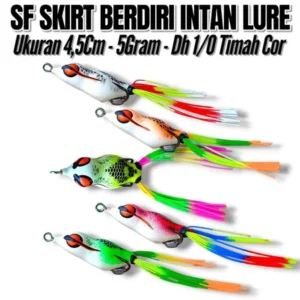 SOFT FRONG BERDINDA DIAMOND LURE SIZE 4.5CM AND 5CM HOOK 1/0 AND 3/0 UMBAN KESTING