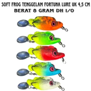 SOFT FRONG NEMO FISH MODEL SINKING MODEL SIZE 4.5CM WEIGHT 8GRM HOOK 1/0 KESTING BAIT