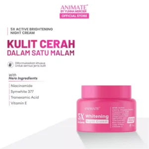Animate 5X Active Whitening Night Cream 10 gr