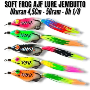SOFT FRONG AJF LURE MODEL JEBUTTO MODEL SKRIT SIZE 4.5CM WEIGHT 5GRM UMBAIT KESTING