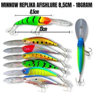 MINNOW REPLICA AFISH LURE PANGANG 8.5CM WEIGHT 18GRM KESTING BAIT FOR AMPALA FISH AND OTHERS