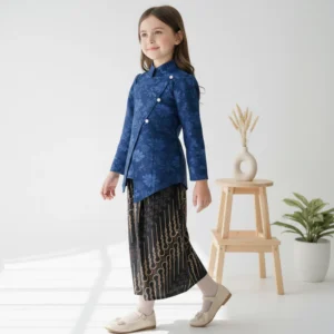 Delova Kids - CHILDREN'S KEBAYA JANGGAN VOL. 2 Modern Javanese Daisy Jaguard Jacquard Floral Embroidered Rafflesia Embossed Clothes