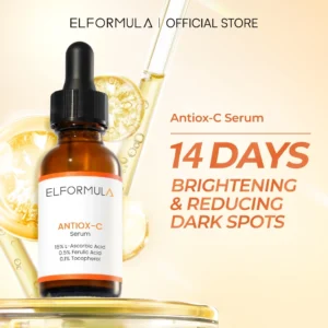 ELFORMULA Antiox-C Serum 15% Pure Vitamin C - Antioxidant Skin Brightening Anti Premature Aging Anti Aging Brightening Within 14