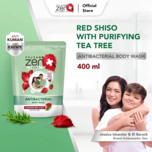 Zen Antibacterial Body Wash Shiso & Tea Tree Refill 400ml