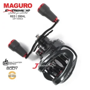 Reel BC MAGURO EXTREME MP 200HL Red | Handle Kiri | Bait Casting | Freshwater Saltwater