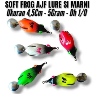 SOFT FRONG AJF LURE MODEL SIMARNI UKURAN 4,5CM BERAT 5GRM UMPAN KESTING