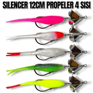One PCS Silencer 12CM Propeller 4 Sides Noisier Suitable for Toman Fish