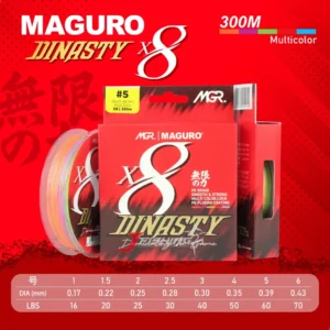 Senar PE MAGURO DINASTY X8 300M | PE 1 s/d PE 6 | Multi Color | Senar PE | Fluoro Coating