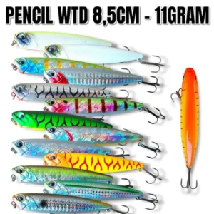 Minnow Pencil WTD Length 8.5g, Weight 11g, Lure for Rapala and Others