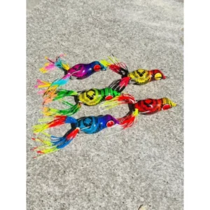 SOFT FROG EXE LURE -Size 5cm weight 7gm-DH 3/0 Lead Cast -Asist hook ss hard 304 1.2 mm -Standing action -Permanent shine -Soft and tender with a big hook up -