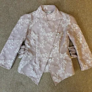 Delova Kids - CHILDREN'S KEBAYA JANGGAN VOL. 2 Modern Javanese Daisy Jaguard Jacquard Floral Embroidered Rafflesia Embossed Clothes