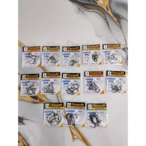 Titanium Carbon Fishing Hooks are long-lasting and don't dull easily.