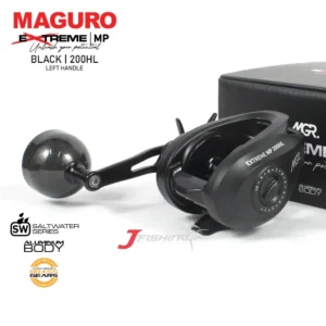 Reel BC MAGURO EXTREME MP 200HL Black | Handle Kiri | Light Jigging | Freshwater Saltwater