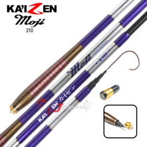 Joran Tegek KAIZEN MOJI | 210 240 270 | Ruas Pendek | Made in Japan | Carbon