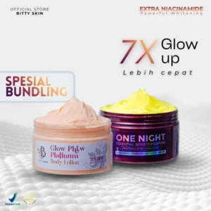 BODY LOTION SIANG & MALAM | Paket Bundling isi 2 (Body Lotion & One Night Essential Booster Lotion)
