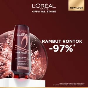 L'Oreal Paris Fall Resist 3x Anti-Hairfall Conditioner Scalp Hair Care with Arginine Protein - Reduces Hair Loss by up to 97% 265ml